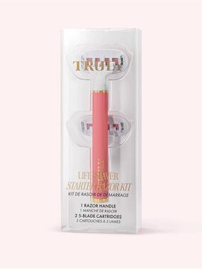 TRULY Razor Handle with Replacement Cartridges KIT, New!